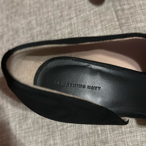 Black Suede Dina Pumps by Something Navy - Picture 3 of 4